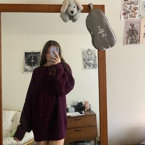 Oversized grandpa sweater